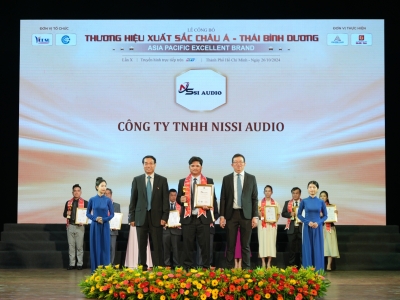 Công Ty TNHH Nissiaudio: Đạt Giải Thưởng Top 10 Doanh Nghiệp Xuất Sắc Châu Á - Thái Bình Dương Năm 2024