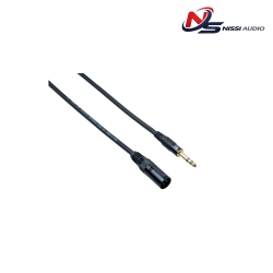EASX300 Dây tín hiệu cho nhạc cụ đầu XLR3MXN – SS60BK 3 mét Bespeco
