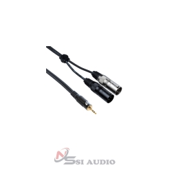 EAYMS2MX500 Dây cáp interlink đầu SS70BK – XLR3MX/XLR3MXN 5 mét Bespeco