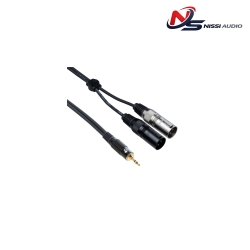 EAYMS2MX300 Dây cáp interlink đầu SS70BK – XLR3MX/XLR3MXN 3 mét Bespeco