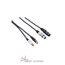 EAY2F2R300 Dây cáp interlink đầu MRCABKR/MRCABKB – XLR3FX/XLR3FXN 3 mét Bespeco