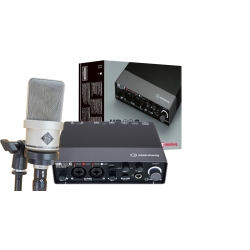 Microphone Rohi Rh 202 & Ur22c combo thu âm hát live