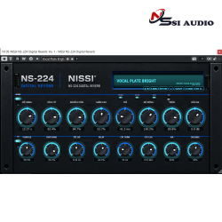 NISSI NS-224 Digital Reverb -  Bộ Reverb Kỹ Thuật Số Chuyên Nghiệp Cho Thu Âm, Livestream & Sân Khấu