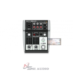 302USB Mixer Behringer Analog 5 in 2 Bus Tích Hợp Mic Preamp | Mixer cơ Behringer 302USB - Bàn mixer mini