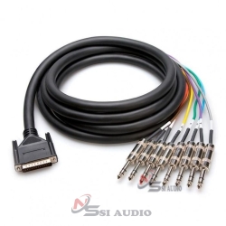 Hosa Balanced Snake Db25 Đến 1/4 "TRS