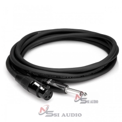 HOSA PRO MICROPHONE CABLE REAN XLR3F TO 1/4" TS