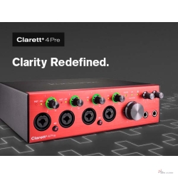 Focusrite Clarett+ 4pre Usb-C Audio Interface  Soundcard
