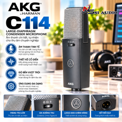 Micro Condenser C114 – Micro Phòng Thu & Livestream Chính Hãng PGI