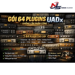 Plugin UAD Không Cần Apollo | Gói 64 Plugins UADx Native