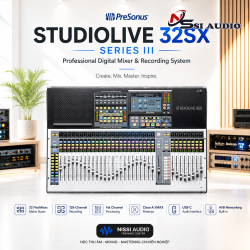 PreSonus StudioLive 32SX Series III – Sức Mạnh Mixer 32 Kênh Trong Thiết Kế Nhỏ Gọn