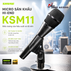 Micro Sân Khấu Hi-End Shure KSM11 – Đỉnh Cao Tái Tạo Giọng Hát Kỹ Thuật Số