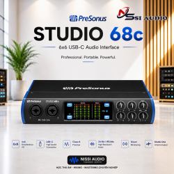PreSonus Studio 68c – Sức Mạnh Thu Âm Định Dạng Cấp Cao Qua USB-C