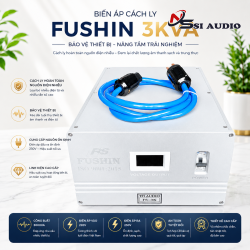 Biến Áp Cách Ly Audio Fushin 3KVA – Thùng Nhôm CNC: Giải Pháp Nguồn Sạch Đẳng Cấp