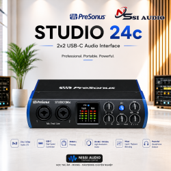 PreSonus Studio 24c – Soundcard Thu Âm USB-C Nhỏ Gọn, Chất Âm Vượt Phân Khúc