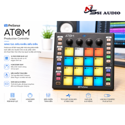 PreSonus ATOM: Pad Controller MIDI 16 Phím RGB Chuyên Nghiệp