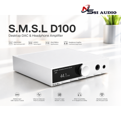 S.M.S.L D100 Desktop DAC & Headphone Amplifier – Giải Pháp Âm Thanh All-in-One Toàn Năng Cho Máy Tính