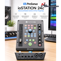 PreSonus ioSTATION 24c: Card Âm Thanh Kiêm Bàn Điều Khiển 2-in-1 Độc Đáo