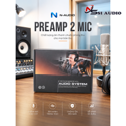 N-Audio Preamp 2 Mic – Bộ Tiền Khuếch Đại Micro Kép Chuyên Dụng Cho Phòng Thu Và Thu Âm Lưu Động