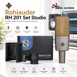 Rohiauder RH 201 Set Studio – Bộ Micro Thu Âm & Livestream Chuyên Nghiệp