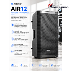 PreSonus AIR12: Loa Full-Range Active 12-Inch Thiết Kế Lai Amp Độc Đáo