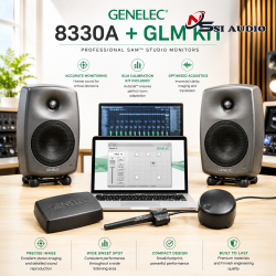 Genelec 8330A + GLM Kit – Hệ Thống Loa Kiểm Âm Thông Minh SAM™ 5 Inch Cao Cấp, Sửa Lỗi Âm Học Phòng Thu Tuyệt Đối