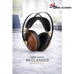 Tai nghe Meze Audio 99 Classics Walnut Gold – Tuyệt Tác Vỏ Gỗ: Đẳng Cấp Thượng Lưu & Âm Thanh Hi-Fi