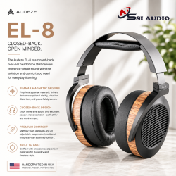 Audeze EL-8 Open-Back – Tai Nghe Từ Phẳng Thiết Kế Bởi BMW DesignworksUSA
