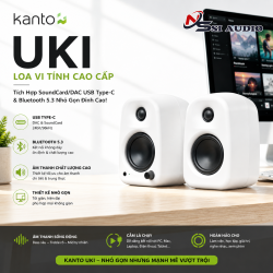 Loa Vi Tính Kanto UKI – Tích Hợp SoundCard/DAC USB Type-C & Bluetooth 5.3 Nhỏ Gọn Đỉnh Cao!