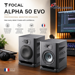 Focal Alpha 50 Evo – Loa Kiểm Âm 5-inch Đỉnh Cao Công Nghệ Slatefiber