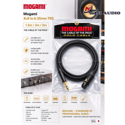 Mogami XLR to 6.35mm TRS – Cáp Kết Nối Preamp Chuyên Dụng: Đỉnh Cao Độ Tĩnh