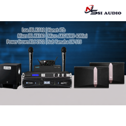 Dàn Karaoke Cao Cấp: JBL Ki512 & Crown XLS 2502 – Đỉnh Cao Công Nghệ Harman + Tặng Dây Kết Nối