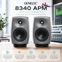 Genelec 8340 APM: Đỉnh Cao Kiểm Âm SAM – Tái Tạo Âm Thanh Chuẩn Tuyệt Đối