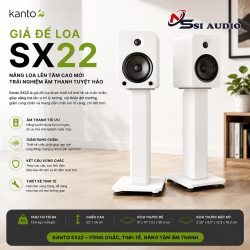 Kanto SX22 – Chân Đứng 22 Inch Chuyên Dụng Chống Rung Đỉnh Cao Cho Loa Bookshelf Cỡ Lớn