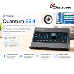 PreSonus Quantum ES 4: Card Âm Thanh 4 Kênh Thế Hệ Mới – Hiệu Năng Vượt Trội