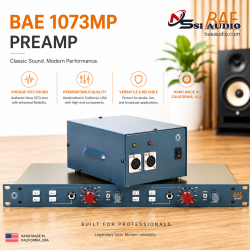 BAE 1073MP Dual Channel – Tiền Khuếch Đại Stereo Class A Đỉnh Cao