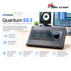 PreSonus Quantum ES 2: Card Âm Thanh 2 Kênh Thế Hệ Mới – Chuẩn Mực Studio Cá Nhân