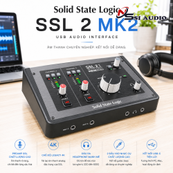 SSL 2 MKII Solid State Logic: Soundcard Phân Khúc Studio Cá Nhân Đỉnh Cao Thế Hệ Mới