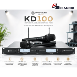 Micro Không Dây Manysound KD100: Thách Thức Mọi Sân Khấu – Chất Âm Chuẩn Phòng Thu, Sóng Siêu Xa