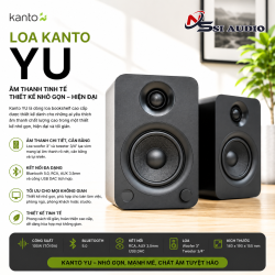 Kanto YU – Loa Bookshelf Active Bluetooth 140W Đơn Giản, Tối Giản Và Tối Ưu Chi Phí