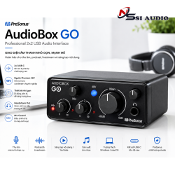 PreSonus AudioBox Go: Audio Interface Di Động Siêu Nhỏ Gọn