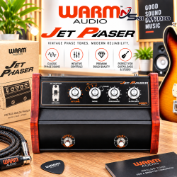 Warm Audio Jet Phaser – Bàn Đạp Hiệu Ứng Vintage Phaser & Jet Swirl Analogue