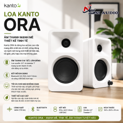 Kanto ORA – Loa Kiểm Âm Để Bàn Active Bi-Amped Compact Tích Hợp USB-C DAC Dành Cho Creator & Gaming