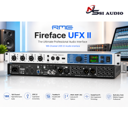 RME Fireface UFX II – Soundcard Audio Interface USB 2.0 Flagship 60 Kênh Tích Hợp DURec