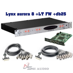 Lynx Aurora 8 AD/DA + LT FW + 2 Dây DB25 - Converter- Mastreing