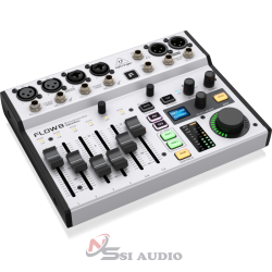 Flow 8 Digital Mixer Behringer 8 Input 2 Fx Usb Audio Interface | Mixer Karaoke