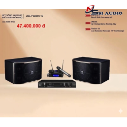 Hệ Thống Karaoke Gia Đình: JBL PASION 10 CLASSIC EDITION + Tặng Dây Kết Nối