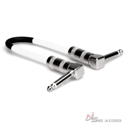 HOSA GUITAR PATCH CABLE RIGHT-ANGLE TO SAME (6PCS)
