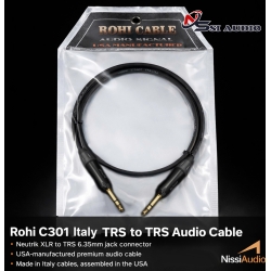 Dây Rohi 6 Ly TRS Italy USA – Cáp Stereo Balanced Chống Nhiễu