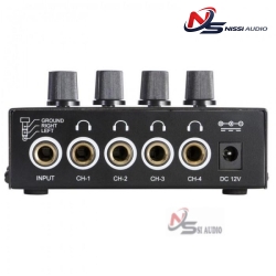 ON-STAGE HA4000 4-CHANNEL HEADPHONE AMP