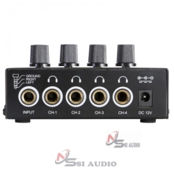 ON-STAGE HA4000 4-CHANNEL HEADPHONE AMP